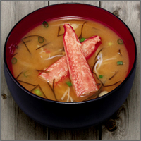 Freeze Dried Survival Food Japan Hokkaido Crab Miso Soup X 10 Servings