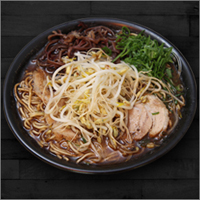 Kumamoto Ramen HAORAI Pork Bone black garlic Taste Noodle X 2 Servings